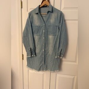 Denim Shirt Dress